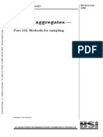 BS 812-102 Testing Aggregates Methods For Sampling