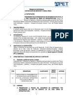 Terminos de Referencia Derecho Via