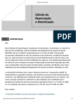 Calculo Da Depreciação e Amortização