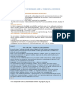 Actividad Conocemos y Reflexionamos Sobre La Violencia y La Convivencia Armónica