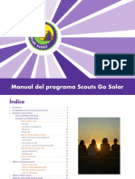 Manual Scouts Go Solar