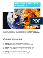 Genesis X Apocalipse