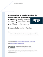 Erausquin C., Denegri A. y Michele J. (2014) - Estrategias y Modalidades de Intervención Psicoeducativa Historia y Perspectivas en El An (... )