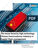 Chinese Semiconductor Industry & Issues Faced in SCM