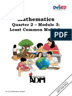 Mathematics: Quarter 2 - Module 3: Least Common Multiple