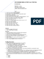 FPP Imp Questions (Unit I & II) by Mks