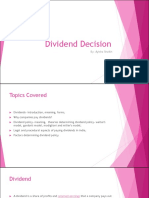 Dividend Decision