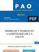 Modelos y Teorías en La Psicología de La Salud