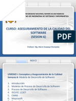 Aseguramiento de La Calidad de Software SEMESTRE 2021-II Sesion 6 15-11-2021 Version 1.0