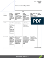 Rubrica para Evaluar El Mapa Mental