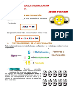 3 La Multiplicación