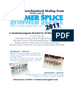 Skyliners Summer Splice Brochure