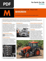 M4N/M5N: Kubota Narrow Tractor