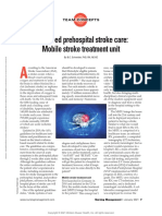 Advanced Prehospital Stroke Care: Mobile Stroke Treatment Unit