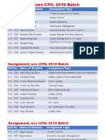 Assignment nec-CPS 2019 Batch: Roll No. Name of Students Assignment Topic