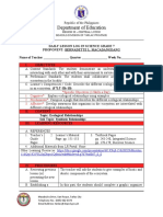 Department of Education: Specific Objectives (3 Skills A Day) 1. Cognitive : 2. Psychomotor : 3. Affective