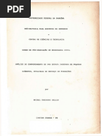 Michel Theodoro Dellis - Dissertação Ppgec 1987.