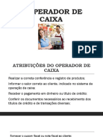 Revisão Operador de Caixa