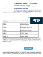 Buy Custom Financial Statement Analysis - Identify The Industry Essay