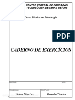 Caderno de Exercícios de Desenho Técnico - 2021