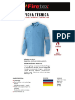 Ficha T Camisa Ignífugo