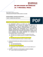 Examen de Diplomado de Derecho Penal y Procesal Penal