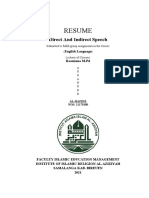 Kalimat Lansung Dan Tidak Langsung