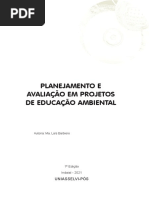 Planejamento e Avaliação em Projetos de Educação Ambiental