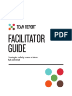 Facilitator Guide: Strategies To Help Teams Achieve Full Potential