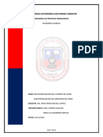 Industrializacion Del Cloruro de Sodio y Hidroxido de Sodio INFORME