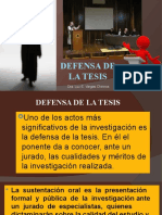 La Defensa de La Tesis 18-06-21