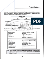 MCQs of Formal Letter