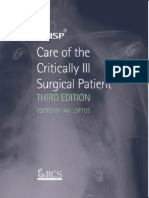 3rd Care of The Critically Ill Surgical Patient PDF