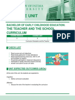 01 TCUR111 Course Unit 8