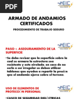 Procedimiento Armado de Andamios Certificados