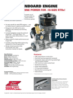 SuperTigre .18 Inboard Engine Fact Sheet