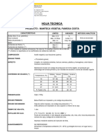 Ficha Tecnica Manteca Vegetal Famosa Costa