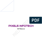 Pixels Infotech: PHP Material