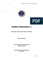 Ficha Exercícios - Cálculo Diferencial - 2020 21