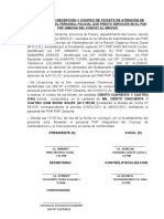 Acta de Entrega Conteo Tickets y Declaracion Jurada