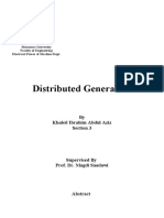 Distributed Generation: by Khaled Ibrahim Abdul Aziz Section 3