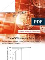 Inventory Models 第一: Advance Research Operational