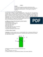 UNIT-2 Basics Of Heat Transfer: q = - kA ΔT