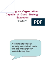 Building An Organization Capable of Good Strategy Execution