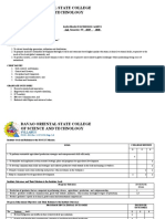 Davao Oriental State College of Science and Technology: Syllabus