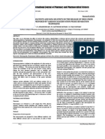 Study On Effect of Solvents and Non Solvents