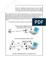 Ultrasonic Positioning: Wireless Setup Time of Flight Measurement