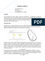 Informe Pendulo Fisico