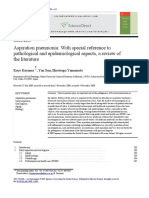 Aspiration Pneumonia: With Special Reference To Pathological and Epidemiological Aspects, A Review of The Literature