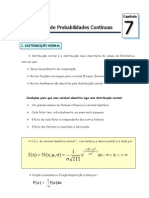 Distribuições de Probabilidade Continua Capítulo 7